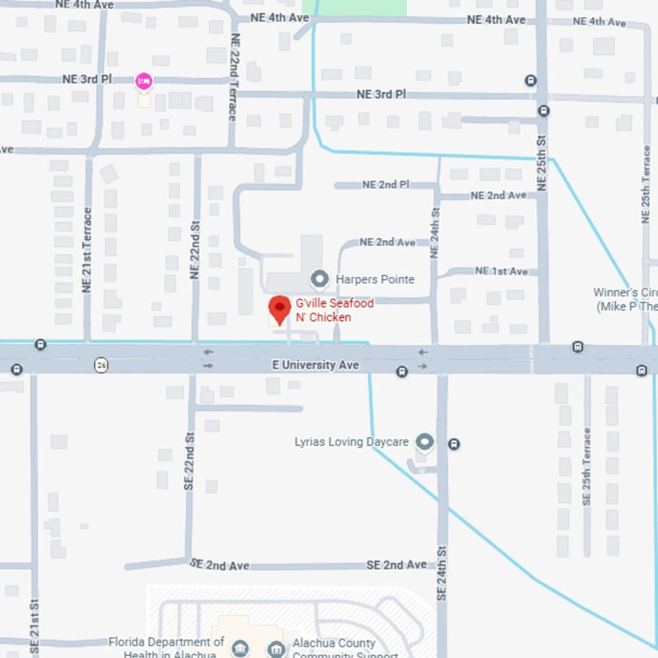 We’re Located in Gainesville, FL