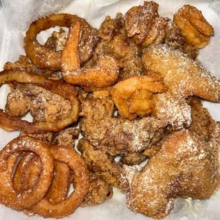 #2 Lunch Gizzard 2pc Wing N 4 Shrimp